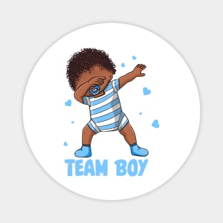 Team Boy Baby Announcement Gender Reveal Party Gift For Men Women Magnet